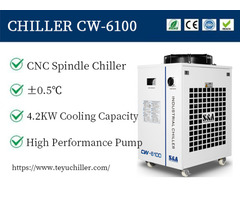Industrial water chiller CW 6100 for 36kW CNC Spindle